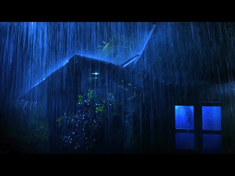 Pioggia sul Tetto - Addio Stress e Dormi Subito con Forte Pioggia e Temporale sul Tetto di Notte