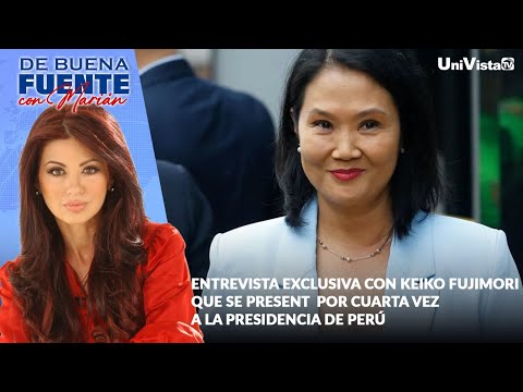 ENTREVISTA EXCLUSIVA con   Keiko Fujimori que se present  por cuarta vez a la presidencia de Perú