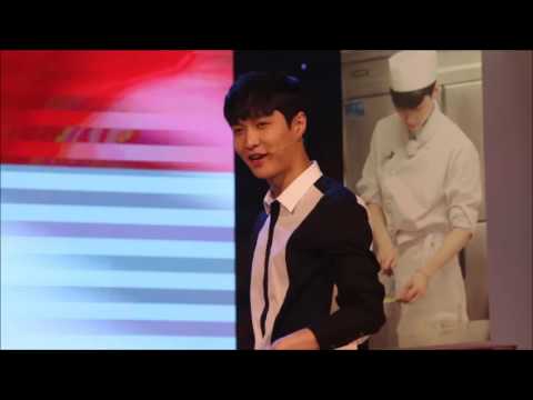 150915 Yixing Treating Fans Coffee During Filming