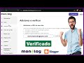 How To Verify Blogspot Website On Monetag Como Verificar Site Do Blogger Na Monetag