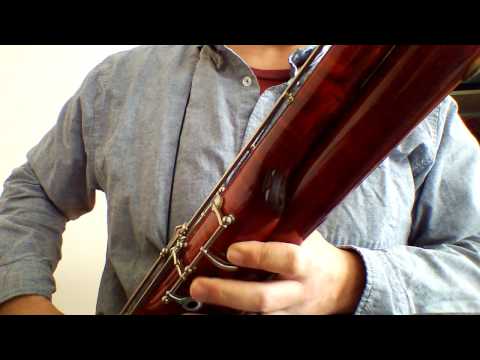 バスーン（ファゴット）練習  教則本 p3 ＃1