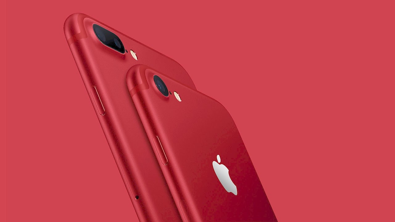 Apple debuts special edition (Product)Red iPhone 7 and iPhone 7 Plus