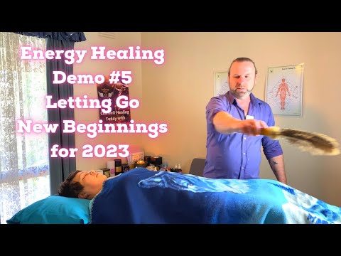 Energy Healing Demo #5 - Letting Go + Starting New Beginnings for 2023 ⎮ASMR