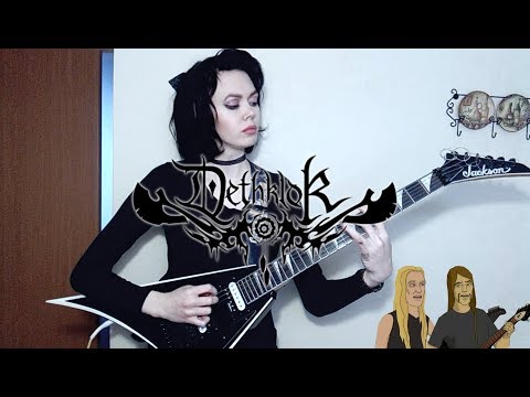 Dethklok - Thunderhorse (Alyona Vargas guitar cover)