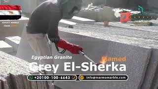 Grey Egyptian Granite 🇪🇬 "Finishing Flamed"