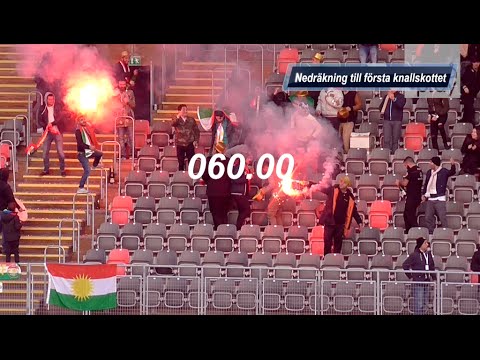 Knallskott orsakade tidningsrubriker i lokalpress efter matchen Umeå FC-Dalkurd FF