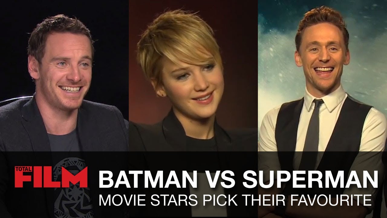 Batman vs Superman: Movie Stars Pick Their Favourite - YouTube