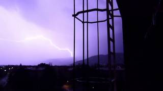 preview picture of video 'Lightning storm Brežice / Nevihta Brežice Republika Slovenija 04-05-2012'