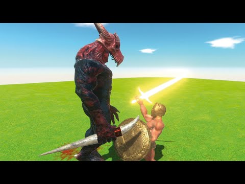 ACHILLES VS DEMON - NEW ARBS UNIT - Animal Revolt Battle Simulator
