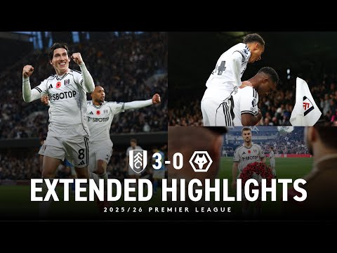 EXTENDED HIGHLIGHTS | Fulham 3-0 Wolves | Wilson and Sessegnon on the scoresheet