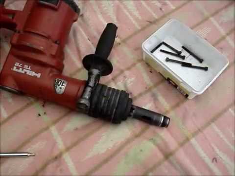 Hilti TE 72 : How to repair a broken conrod.
