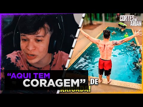 ARUAN REAGE A PRIMEIRO CAMPEONATO INSANO (você teria coragem?) (MARCIO ROBLES) - Cortes do Aruan