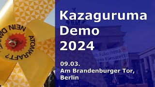 福島原発事故13周年・かざぐるまデモ  Kazaguruma-Demo zum 13. Jahrestag von Fukushima　　09. 03. 2024, Berlin