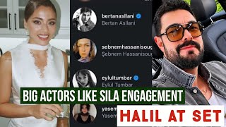 Big Actors Liked Sila Turkoglu Engagement !Halil Ibrahim Ceyhan At Set