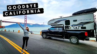 GOODBYE CALIFORNIA! RV Travel to Colorado &amp; Trip Expense Recap | EP. 9 California Truck Camping