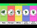 Asia Vs Europe Vs Africa Vs South America Vs North America Containents Comparison Real Info S