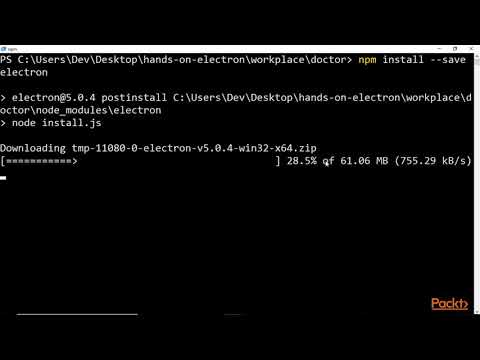 Hands On Cross Platform Desktop Apps with Electron 5 0 The Course Overview | packtpub com