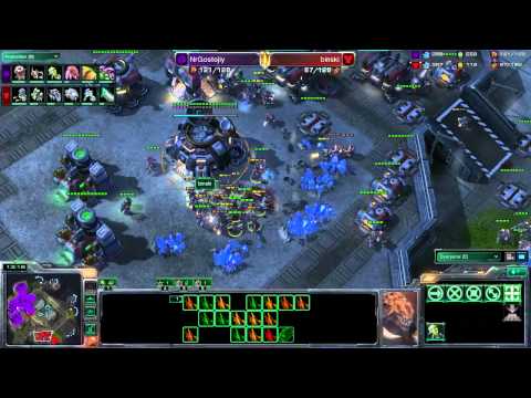 CSN SC2 - NrGostojiy vs binski - Map 2 - Rundown #2 with Rance and Gwin