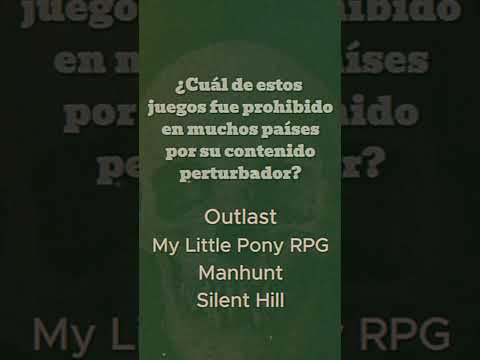 ¿Podrías responder a la preguntas antes de tiempo? #outlast #silenthill #manhunt #survivalhorror