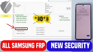 Finally-No *#0*# All Samsung Frp Bypass Android 13 New Security 1 Click Frp Tool 2024