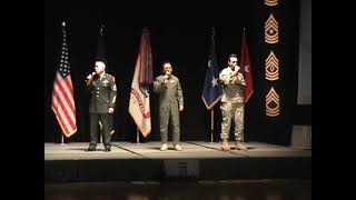 Red, White and Blue (Brian McKnight) sung by Duane Kleinhardt, Charles Martin and Don Cochran