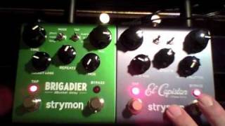 Video thumbnail for Strymon - Brigadier VS El Capistan - Tape Age VS Bucket Loss by Dennis Kayzer