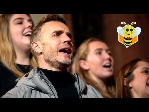 When Take That surprise Manchester Survivors Choir 🐝