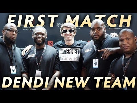DENDI NEW TEAM — FIRST OFFICIAL MATCH