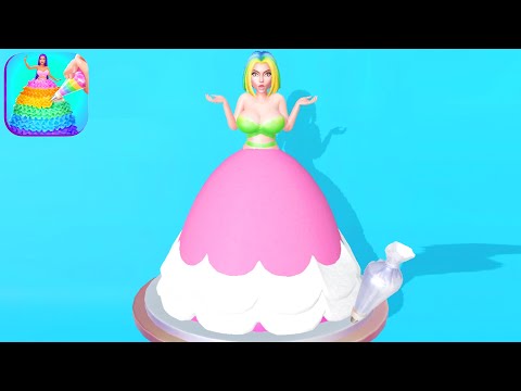 ICING ON THE DRESS 💕👸💜 Gameplay All Levels Walkthrough iOS, Android New Game Update Max Level P2BB