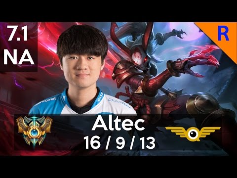 Patch 7.1 FlyQuest Altec as Kalista vs Ezreal (gameplay)