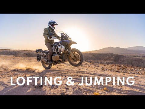 Motorcycle LOFTING & JUMPING Technique Lesson to Avoid Obstacles and Have Fun