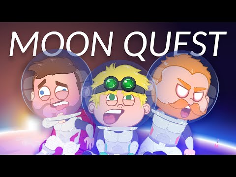 Moon Quest Animated - Hold SPACE to slow down!