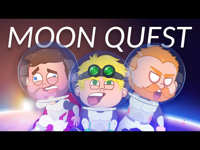 Moon Quest Animated - Hold SPACE to slow down!
