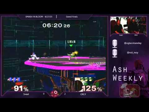 Melee Grand Final Smash in Bloom - Sveet (Fox, Falco) vs ORLY (Falcon)