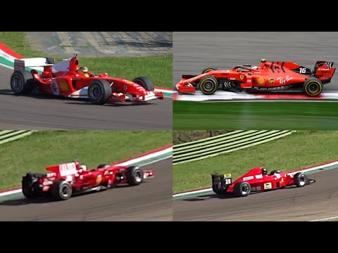 Formula 1 Sound Comparison - V8, V10, V12, V6 Turbo