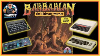BARBARIAN - ZX Spectrum VS Commodore 64 VS AMSTRAD CPC VS BBC MICRO + Amiga + MARIA WHITTAKER