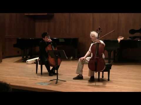 Laurence Lesser Cello Masterclass: Bach Suite No. 3