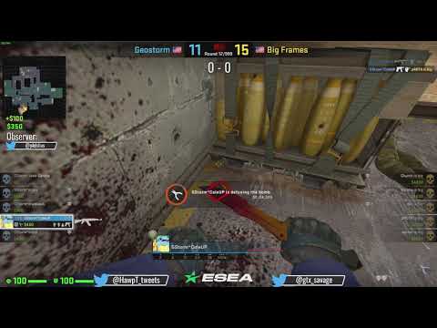 Highlight: ESEA Advanced Playoffs - Big Frames vs GeostormGG #5