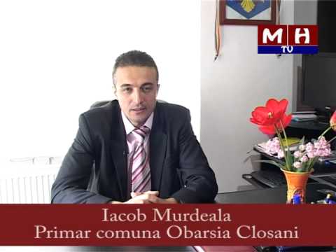 Urare Sarbatori- dl.Iacob Murdeală, primar Obârşia Cloşani.