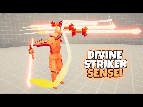DIVINE STRIKER SENSEI vs EVERY FACTION | TABS Totally Accurate Battle Simulator Gameplay