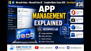 #36 Microsoft Intune App Management Explained | Enterprise Application
