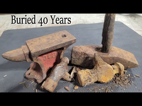 Buried in the Alaskan Wilderness 40 Years - Tool Restoration