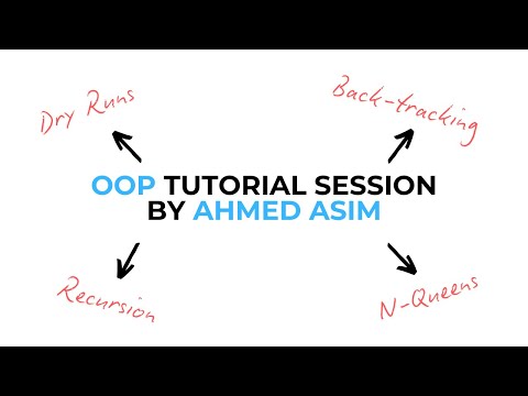 OOP Tutorial Session | Ahmed Asim