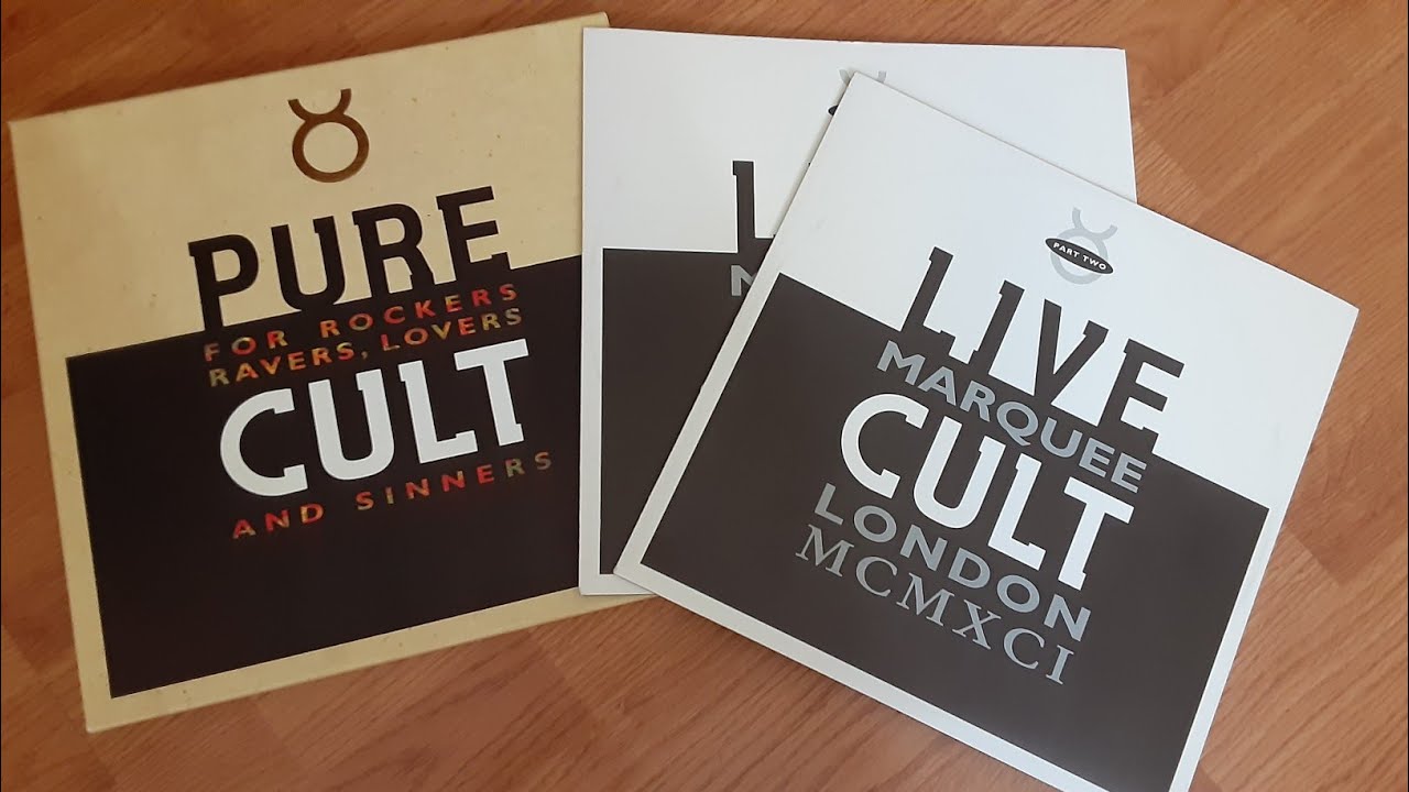 Pure Cult 4 LP Box Set (includes Live Marquee London show 2 vinyls) + DVD Compilations of The Cult