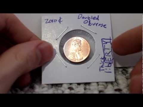 2010 Double Die Obverse Shield Cent