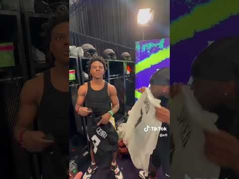 kai x speed jerseys swap #nfl #ishowspeed #kai