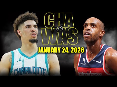 Charlotte Hornets vs Washington Wizards Full Game Highlights - January 24, 2026 | NBA Season