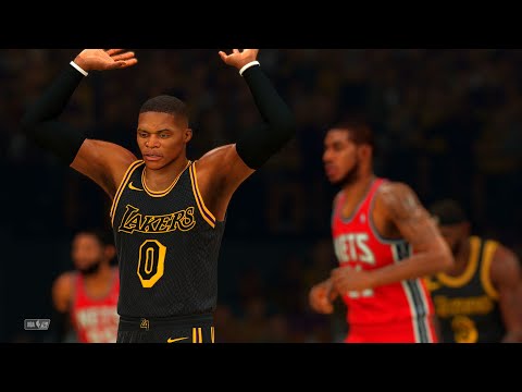 NBA 2K22 - Nets vs. Lakers (Christmas Special) [1080p 60 FPS]