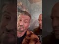 Sylvester Stallone And Jason Statham On The Set Of The Movie The Expendables 4