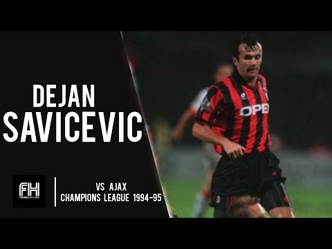 Dejan Savicevic ● Skills ● Ajax 2:0 AC Milan ● Group D Champions League 1994-95